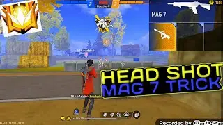 how to free fire mag 7 trick 😱 headshot video#trending #viral#freefire