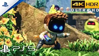 Astro Bot (PS5) 4K 60FPS HDR Gameplay | Nathan Drake (Uncharted)