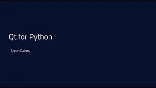 Qt for Python - Making a QML Application in Python {tutorial}