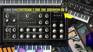 IK Multimedia Syntronik 2 OBIE ONE Synth, Based On OBERHEIM OB-1 Synthesizer Sound Demo