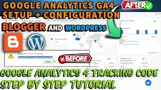 How to Create Google Analytics New GA4 Tracking ID/Property | Setup Analytics 4 Blogger & WordPress✅