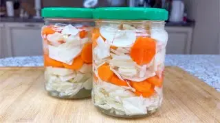 The fastest and most delicious pickled cabbage A simple recipe from a village in the Kuban