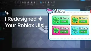 I Redesigned Your Roblox UI Designs!