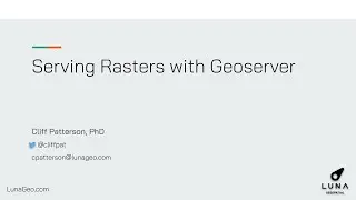 Serving Rasters with Geoserver