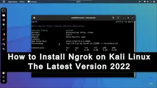 How To Install Ngrok in Kali Linux [[ Setup Authtoken Ngrok ]] Full Tutorial