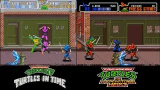 TMNT Hyperstone heist vs Turtles in time