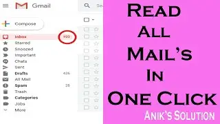 Read All Unread Mails of Gmail in One Click || Gmail Tricks || Latest Video 2021 ||