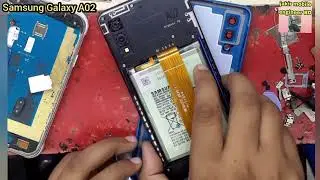 How to Samsung A02 Remove Back Cover -A02 Buttery Replacement A02 LCD screen Replacement #A02