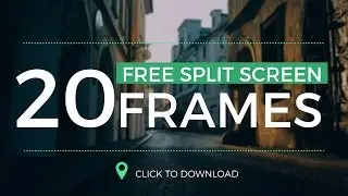 20 Free Split Screen Frames - Motion 5 & FCPX Templates