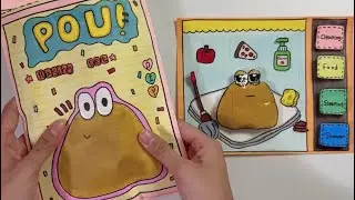 [💸Paperdiy💸] POU! Raising Poop💩 Paper Game Kit 똥 키우기 종이놀이 게임