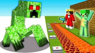 MUTANT CREEPER vs Most Secure Minecraft House