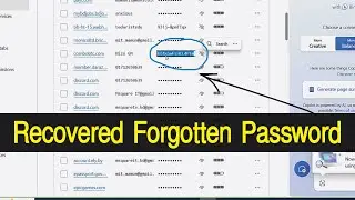 How to Show Gmail forgotten password in Microsoft Edge & Chrome