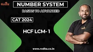 HCF LCM 1  || Number Systems || Quantitative Aptitude || CAT Preparation 2024