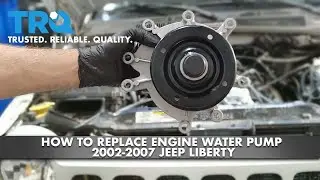 How To Replace Engine Water Pump 2002-07 Jeep Liberty