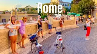 Rome, Italy 🇮🇹 - Evening Walk - September 2021 - 4K-HDR Walking Tour (▶103min)