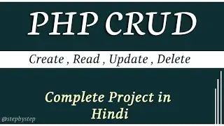 Complete PHP CRUD project in one Video || Create - Read - Update - Delete #php #phpcrud #phpprojects