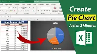 How to Make a Pie Chart in Excel | Excel Tutorials | Pie Chart with Percentage