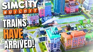 Using the NEW TRAINS in SimCity BuildIt