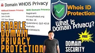 How to Enable Domain Privacy Protection| [FREE]✔️ Whois Privacy Protection