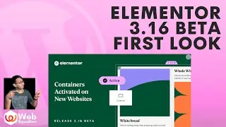 Elementor 3.16 Beta First Look - Elementor Wordpress Tutorial