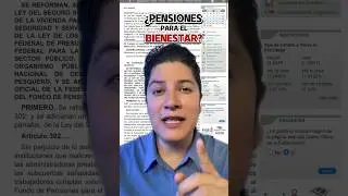 🚨 Fondo de Pensiones para el Bienestar entra en vigor ¿Cómo funcionarán las pensiones? #shorts