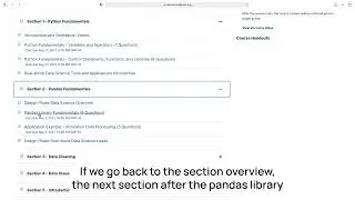 Section 2 Overview - Introduction to Pandas