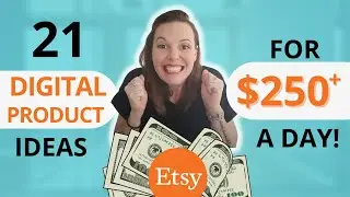 🔥 21 Digital Product Ideas In 2024 For Passive Income On Etsy 🔥 EASY Etsy Store Ideas & Etsy Tips