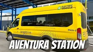 Trying Brightline's FREE Shuttle to Aventura Mall!