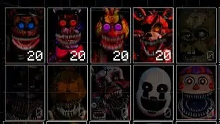 Ultimate Custom Night - Hell Classic Animatronics (Mod)
