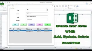 Create a Simplify Data Entry with Excel VBA Forms