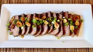 Beef Steak with Garlic Soy-Butter Sauce - Japanese Cooking 101