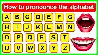 Alphabet pronunciation 👄🇬🇧 | How to pronounce the alphabet letters correctly | British English