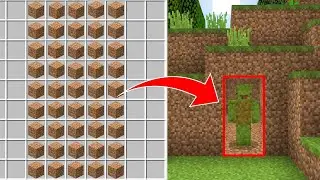 How to build a 100% INVISIBLE Door In Minecraft!