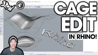 How to Edit Objects in Rhino with a CONTROL CAGE (Cage Edit Tutorial)