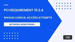 PCI Requirement 10.2.4 – Invalid Logical Access Attempts