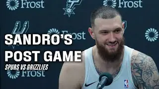 Sandro Mamukelashvilis Postgame Press Conference vs Memphis Grizzlies | 4.9.2024