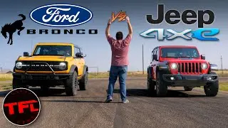 Ford Bronco vs. Jeep Wrangler Drag Race: One Of Them Gets ANNIHILATED!