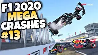 F1 2020 MEGA CRASHES #13