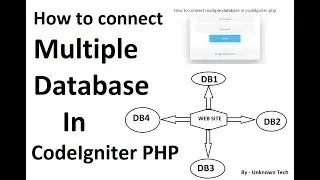 How to connect multiple database in CodeIgniter php||BY Unknown Tech