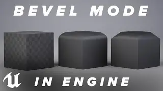 Unreal Modeling - Beveled Cubes