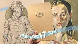 The FASTEST I've ever filled a Sketchbook! A Honest Sketchbook Tour (23)