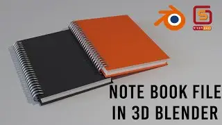 Tutorial | Note Book File in 3D Blender | Graphskill