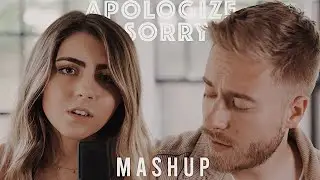 Apologize/Sorry (Acoustic Mashup) | Jonah Baker and Jada Facer