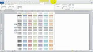 Using Tables in Word 2010 - Part 2