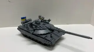 Lego Rebrickable - T-64 Bulat Ukrainian MBT REVIEW