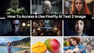 How to Access & Use  Adobe Firefly Ai Text 2 Image