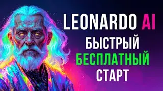 😎 LEONARDO AI. Быстрый, 🎁 БЕСПЛАТНЫЙ, старт в обновленном интерфейсе на ⭐️ новой модели Phoenix.