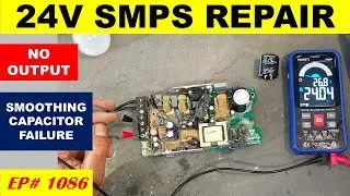 {1086} Delta SMPS not turning ON, smoothing capacitor failure