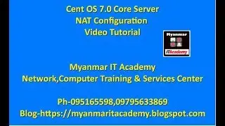 CentOS 7.0 Core Server NAT Configuration Video Tutorial