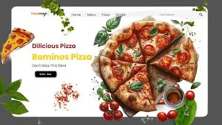 Create A Responsive Food Website landing page Using HTML & CSS | Food Website html css